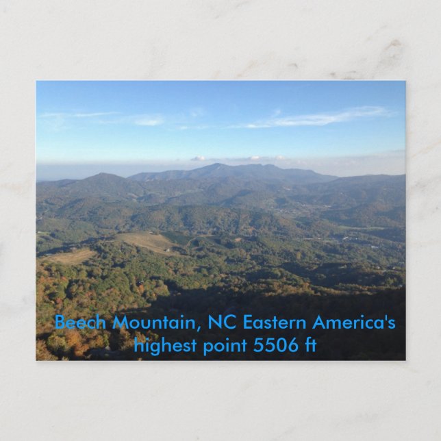 Beech mountain summer view postcard (Front)