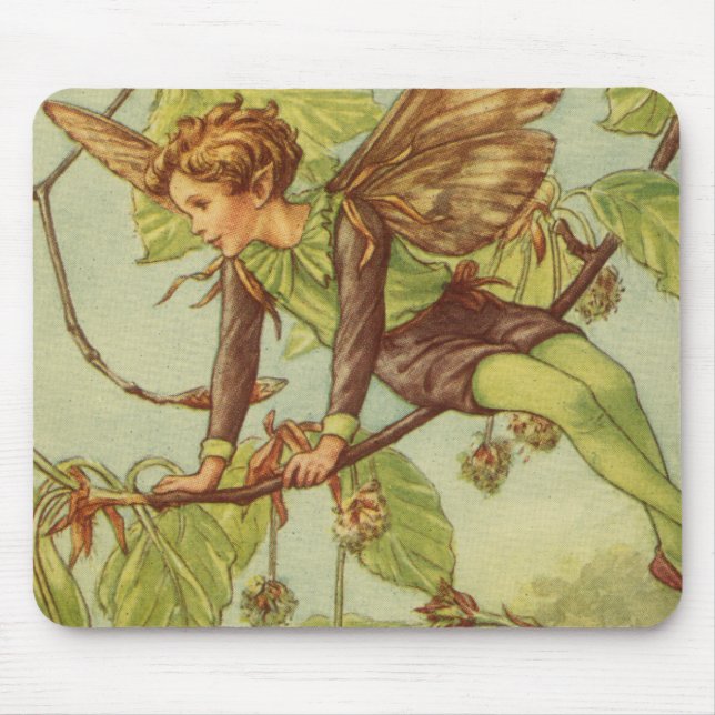 Beech Tree Fairy by Vision Studio Mouse Pad (Front)