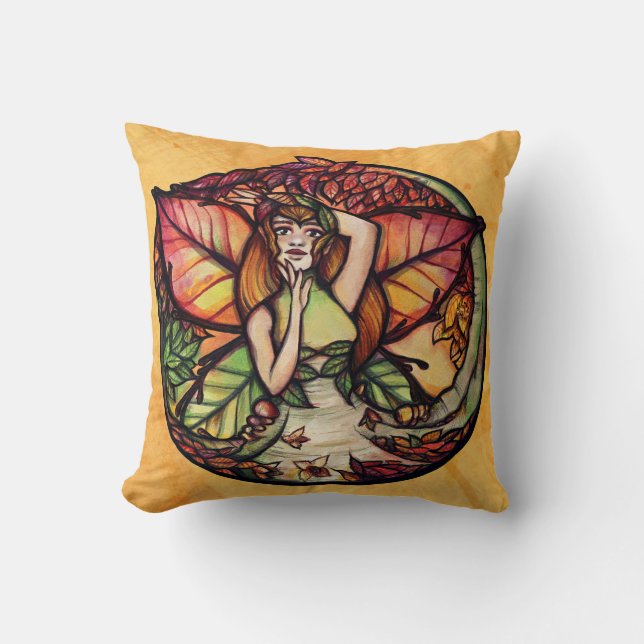 Beech Tree Fairy Nature Lovers                     Cushion (Front)