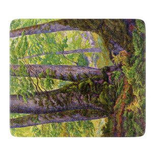 Beech Trees in the Forest (Woodland) (Paul Ranson) Cutting Board
