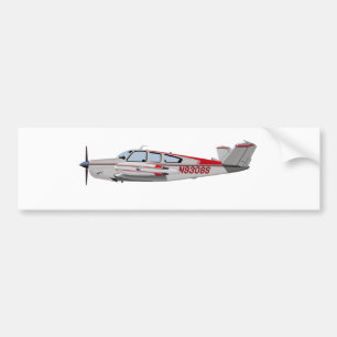 Beech V-35 Bonanza 453453 Bumper Sticker