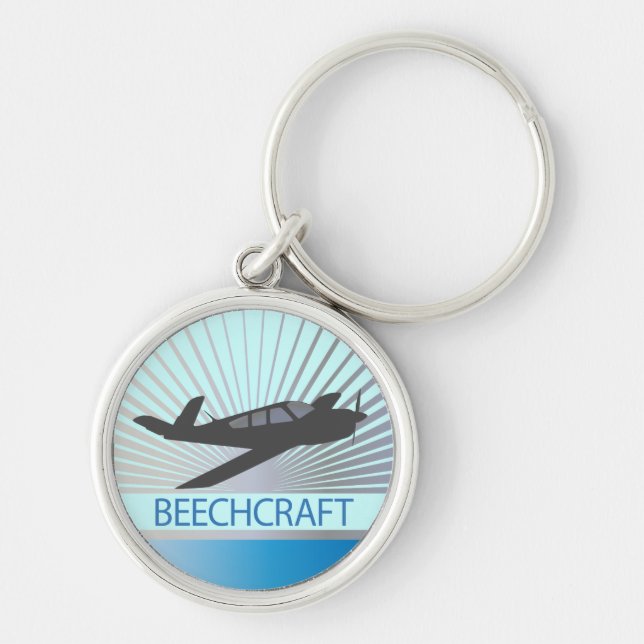 Beechcraft Aircraft Key Ring (Front)