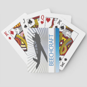 Beechcraft Aircraft Playing Cards