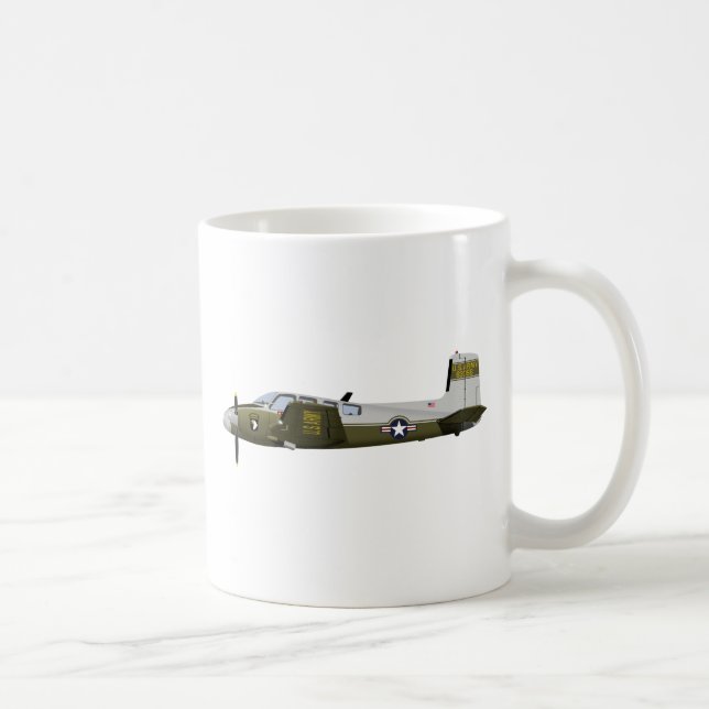 Beechcraft L-23 U-8 Seminole 456456 Coffee Mug (Right)