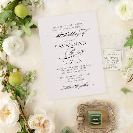 Beechwood Suite | Romantic Calligraphy Wedding