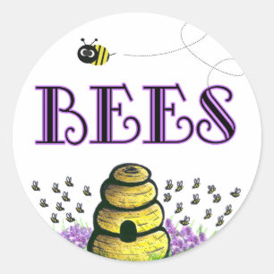 BEEEEEs Classic Round Sticker