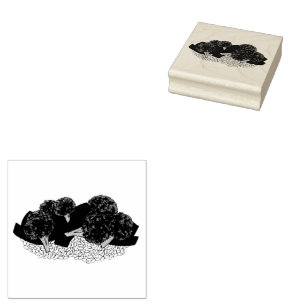 Beef and Broccoli Chinese Restaurant Takeout Food  Rubber Stamp