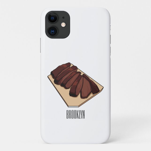 Beef brisket cartoon illustration Case-Mate iPhone case (Back)