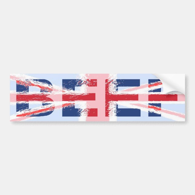 Beef, British, of course Bumper Sticker (Front)