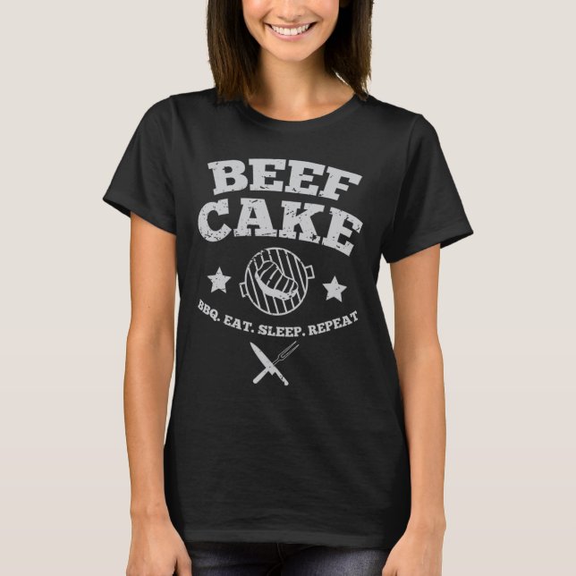 Beef Cake Bbq  T-Shirt (Front)