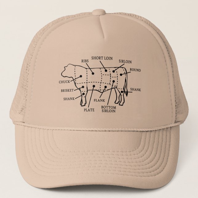 BEEF COW TRUCKER HAT (Front)