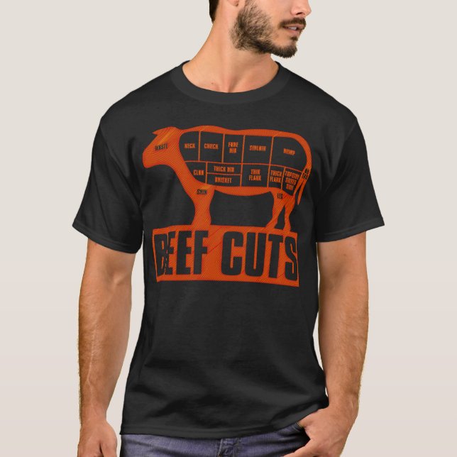 Beef_Cuts T-Shirt (Front)