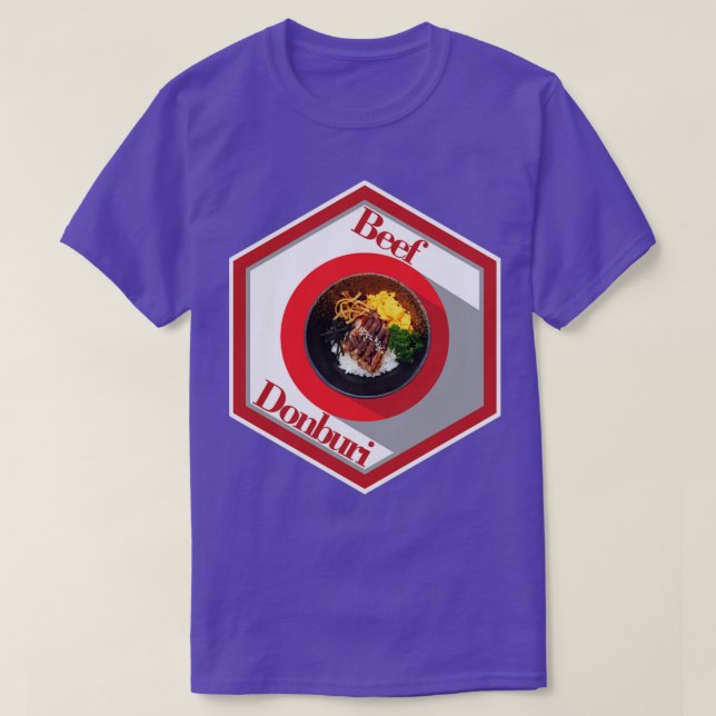 beef donburi T-Shirt (Design Front)