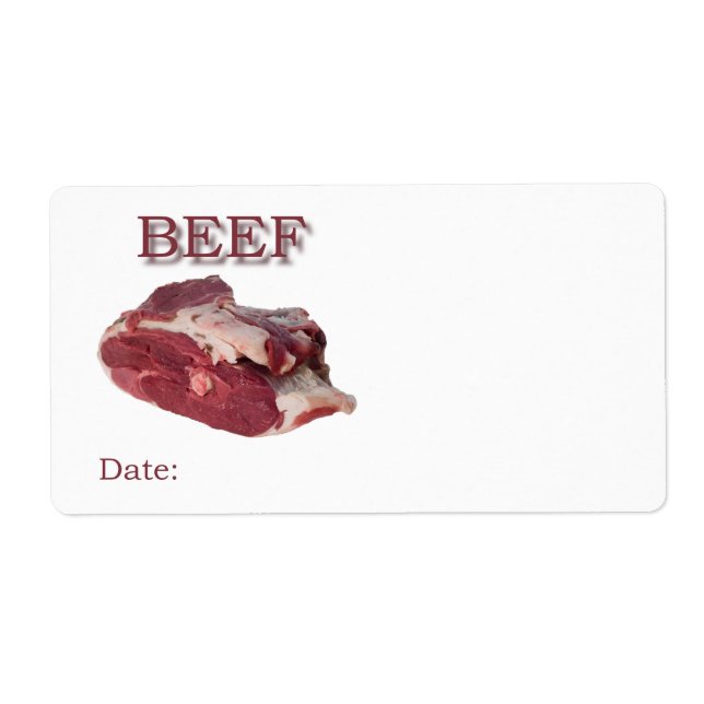 Beef easy find label (Front)