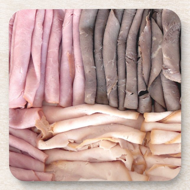 Beef Ham Turkey Platter Coaster (Front)