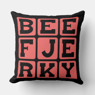 Beef Jerky, Dehydrated Treat Cushion