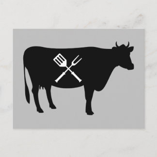 Beef King of Meats Food Lover  Postcard