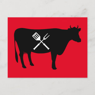 Beef King of Meats Postcard