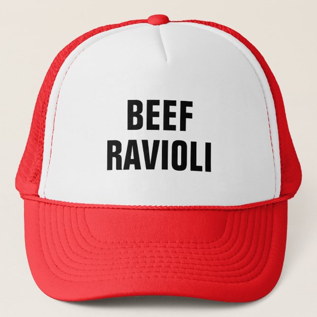 Beef Ravioli Trucker Hat (Front)