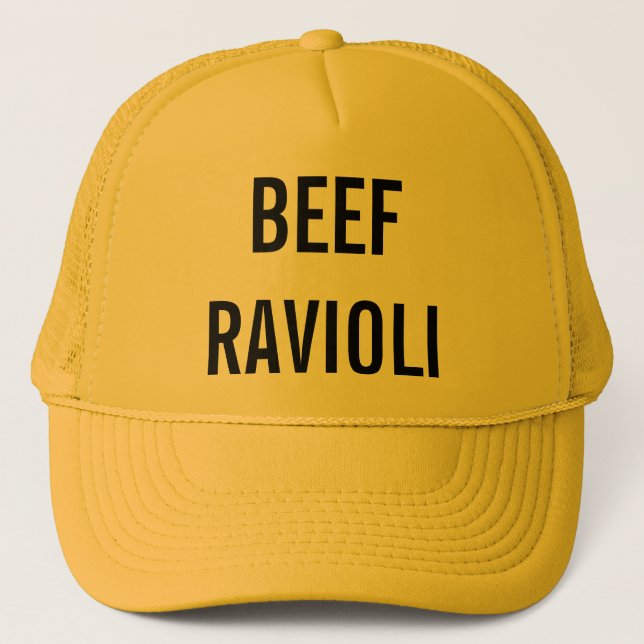 Beef Ravioli Trucker Hat (Front)