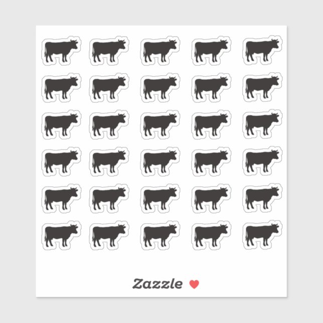 Beef Wedding Place Card Food Meal Menu Choice Cow (Sheet)