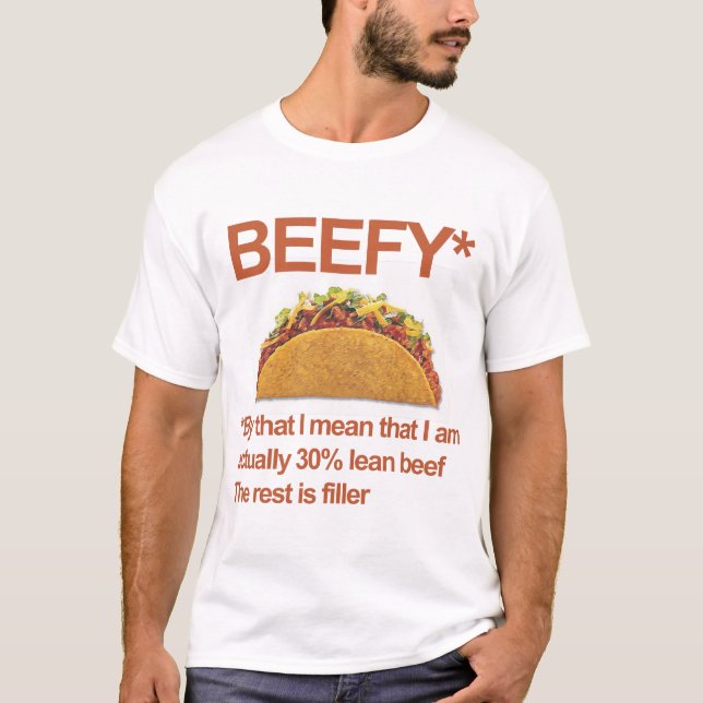 Beefy Taco T-Shirt Taco Bell (Front)