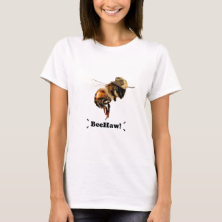 Beehaw Funny Cowboy Bee T-Shirt