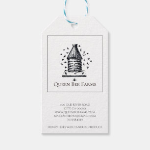 Beehive And Bees Farm Gift Tags