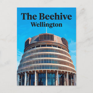 Beehive Building New Zealand Postcard