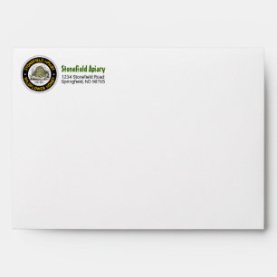 Beehive Business Name Honeycomb Envelope