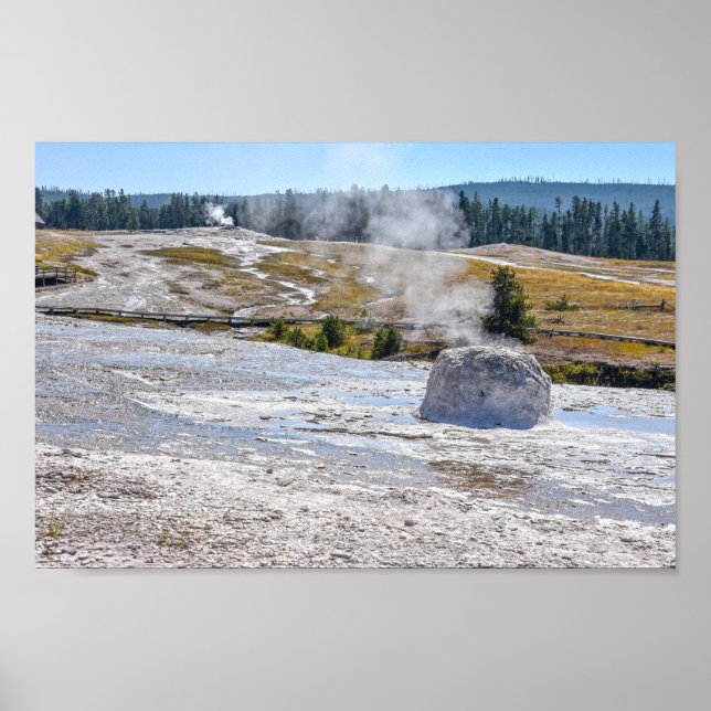 Beehive Geyser, Yellowstone National Park Poster (Front)