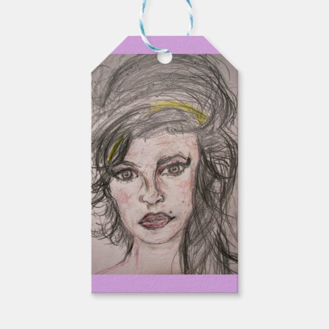 Beehive Girl Gift Tags (Front)