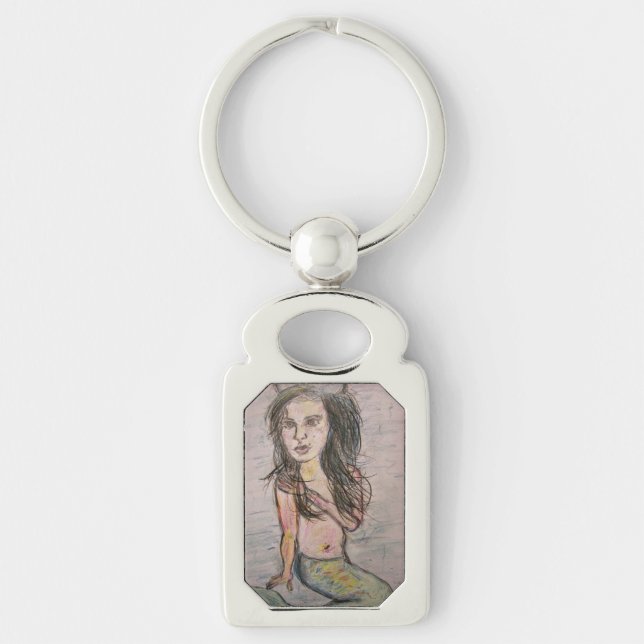Beehive Mermaid Key Ring (Front)