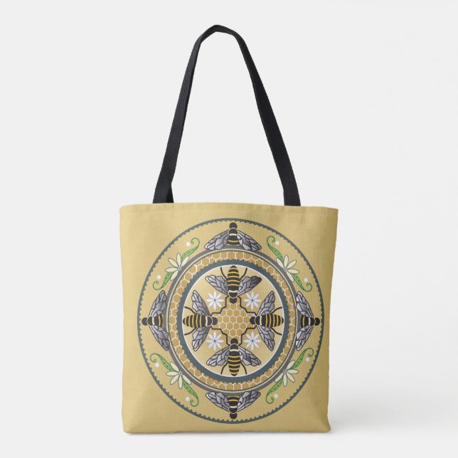 Beehive Tote Bag (Back)