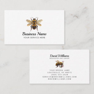 Beekeeper Apiarist Bee Farm Honeybees Business Card