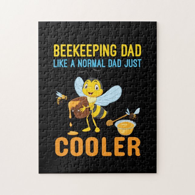 Beekeeper Art BeeKeeping Dad Jigsaw Puzzle (Vertical)