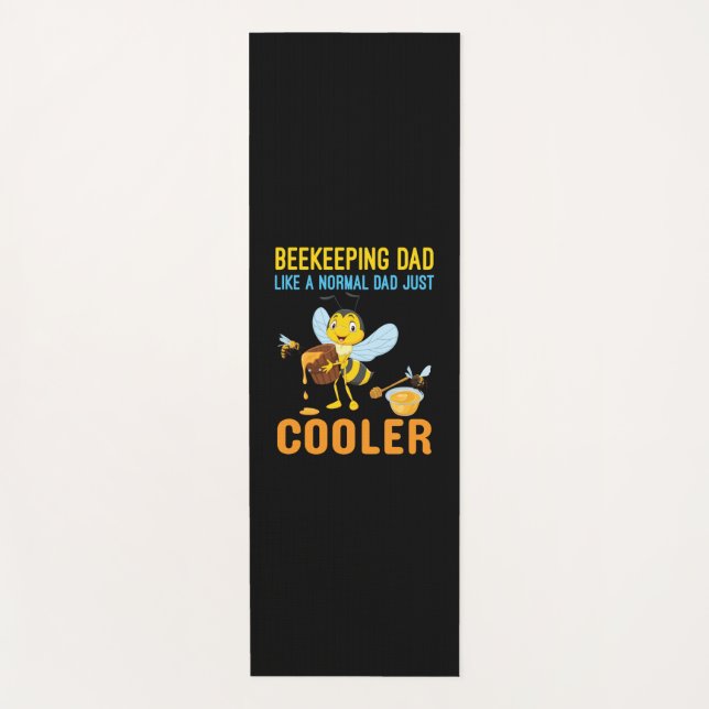 Beekeeper Art BeeKeeping Dad Yoga Mat (Front)
