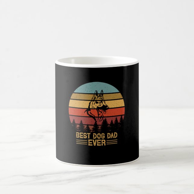 Beekeeper Art Best Dog Dad Ever Coffee Mug (Center)
