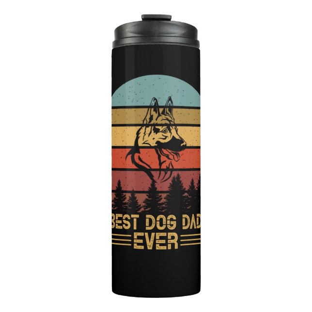 Beekeeper Art Best Dog Dad Ever Thermal Tumbler (Front)
