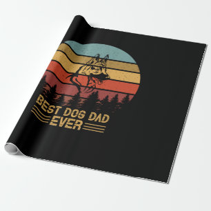 Beekeeper Art Best Dog Dad Ever Wrapping Paper