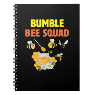 Beekeeper Art Bumble Bee Squad 2 Notebook