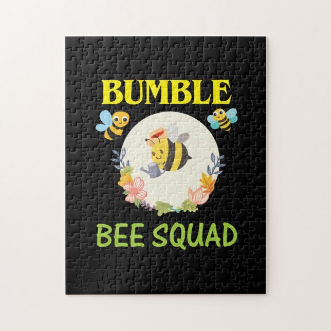 Beekeeper Art Bumble Bee Squad Jigsaw Puzzle (Vertical)