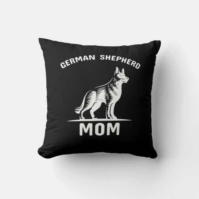 Beekeeper Art German Shepherd Mommy Cushion (Front)