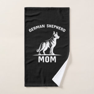 Beekeeper Art German Shepherd Mommy Hand Towel