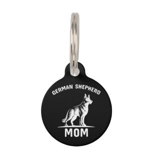 Beekeeper Art German Shepherd Mommy Pet Tag