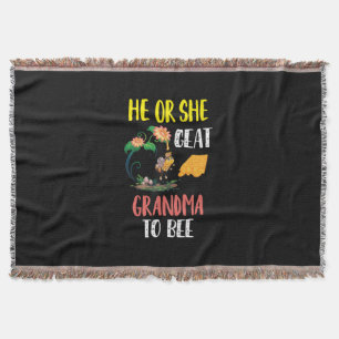 Beekeeper Art Great Grandma To Bee 2 Throw Blanket