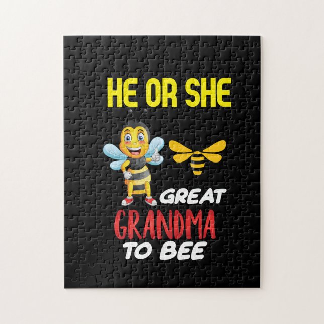 Beekeeper Art Great Grandma To Bee Jigsaw Puzzle (Vertical)