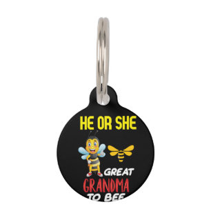 Beekeeper Art Great Grandma To Bee Pet Tag