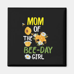 Beekeeper Art Mum Of The Bee-day Girl 2 Magnet