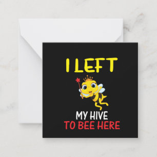 Beekeeper Art My Hive To Bee Here Card